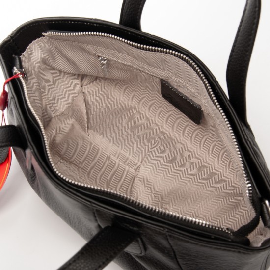 Жіноча сумка з натуральної шкіри ALEX RAI 5011 чорний