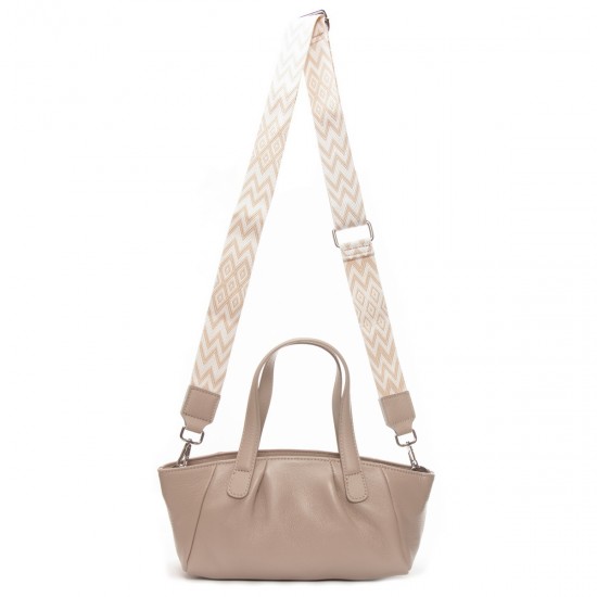 Жіноча сумка з натуральної шкіри ALEX RAI 5011 бежевий