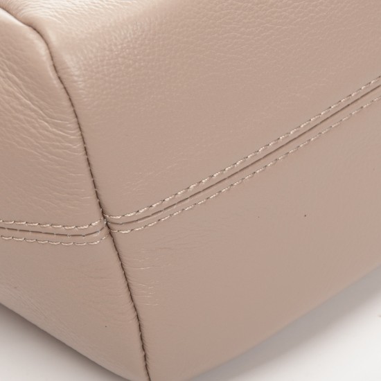 Жіноча сумка з натуральної шкіри ALEX RAI 5011 бежевий