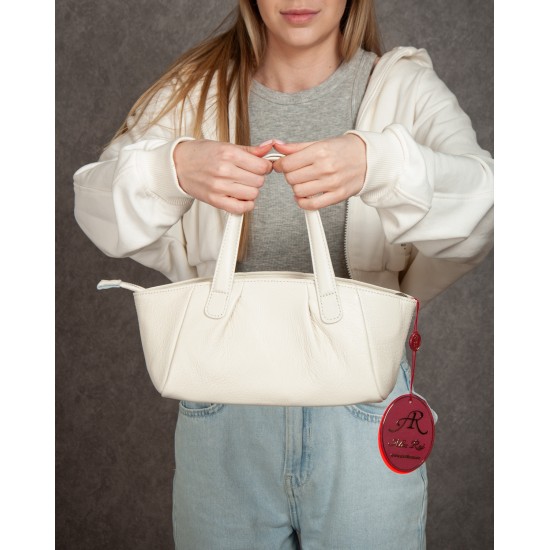 Жіноча сумка з натуральної шкіри ALEX RAI 5011 білий