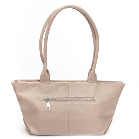 Жіноча сумка з натуральної шкіри ALEX RAI 5002-9 бежевий