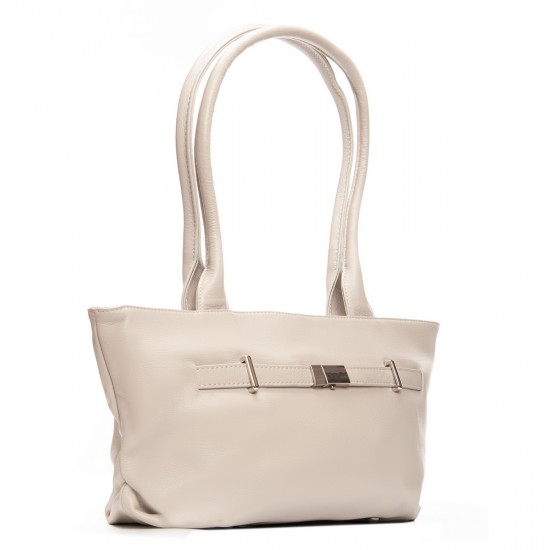 Жіноча сумка з натуральної шкіри ALEX RAI 5002-9 світло-сірий