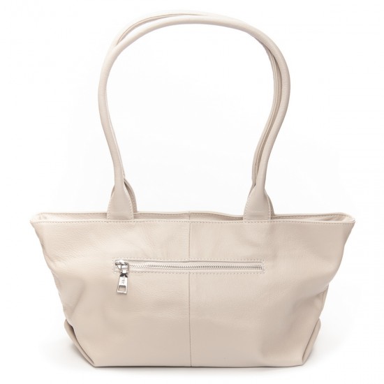 Жіноча сумка з натуральної шкіри ALEX RAI 5002-9 світло-сірий