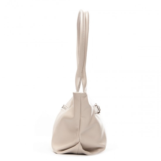 Жіноча сумка з натуральної шкіри ALEX RAI 5002-9 світло-сірий