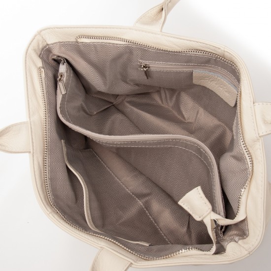 Жіноча сумка з натуральної шкіри ALEX RAI 5002-9 білий