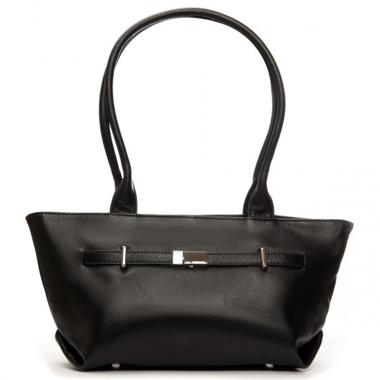 Жіноча сумка з натуральної шкіри ALEX RAI 5002-9 чорний