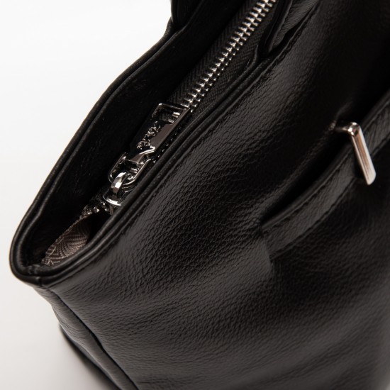 Жіноча сумка з натуральної шкіри ALEX RAI 5002-9 чорний