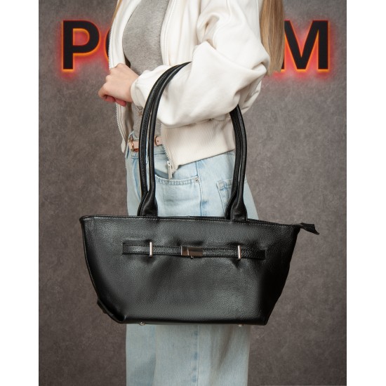 Жіноча сумка з натуральної шкіри ALEX RAI 5002-9 чорний