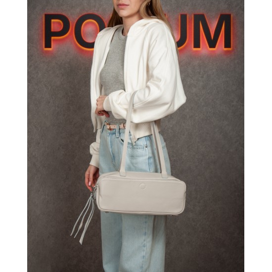 Жіноча сумка з натуральної шкіри ALEX RAI 2081-9 сірий