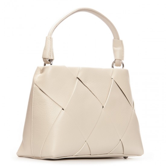 Женская сумка из натуральной кожи ALEX RAI 6610 белый