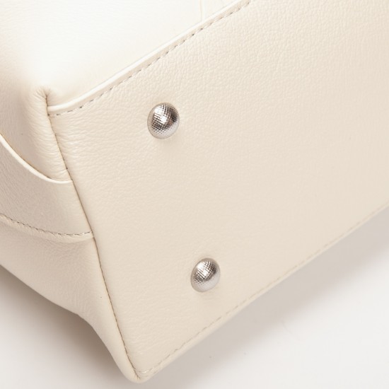 Женская сумка из натуральной кожи ALEX RAI 6610 белый