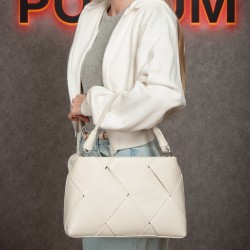 Женская сумка из натуральной кожи ALEX RAI 6610 белый
