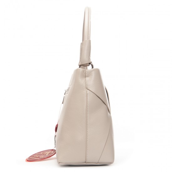 Женская сумка из натуральной кожи ALEX RAI 6610 серый