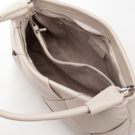 Женская сумка из натуральной кожи ALEX RAI 6610 серый