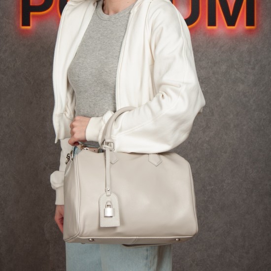 Женская сумка из натуральной кожи ALEX RAI 5003-9 серый