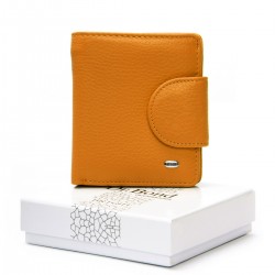 Женский кожаный кошелек dr.Bond WS-415-1 желтый