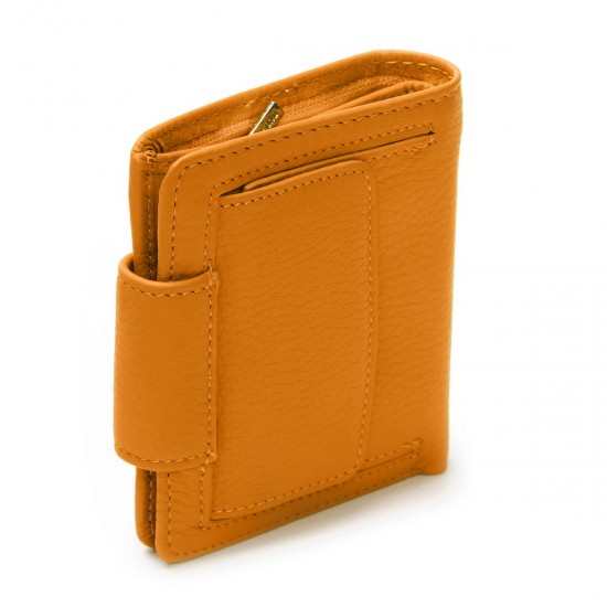 Женский кожаный кошелек dr.Bond WS-415-1 желтый