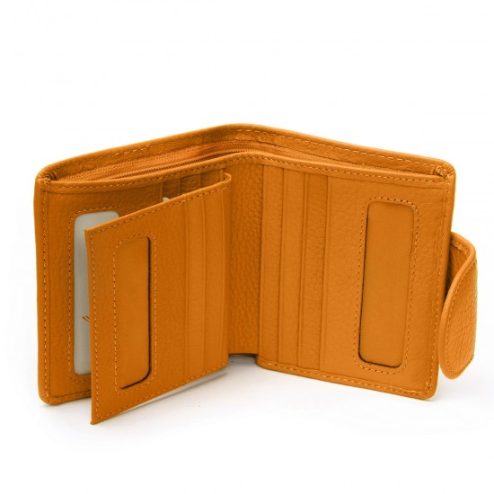 Женский кожаный кошелек dr.Bond WS-415-1 желтый