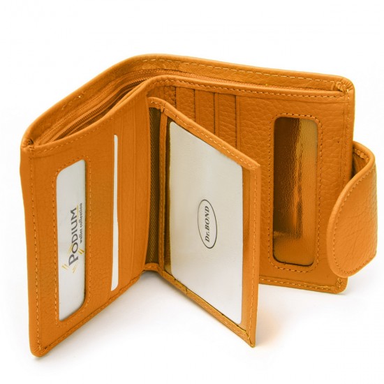 Женский кожаный кошелек dr.Bond WS-415-1 желтый