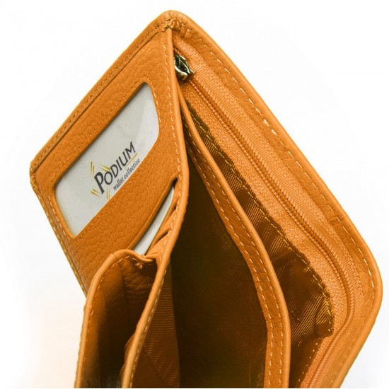 Женский кожаный кошелек dr.Bond WS-415-1 желтый