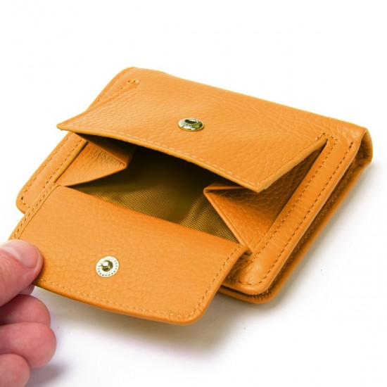 Женский кожаный кошелек dr.Bond WS-415-1 желтый