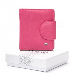 Женский кожаный кошелек dr.Bond WS-415-1 розовый