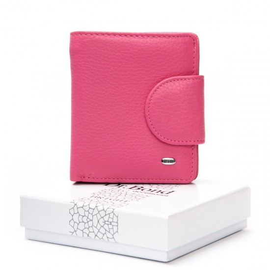 Женский кожаный кошелек dr.Bond WS-415-1 розовый