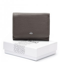 Женский кожаный кошелек dr.Bond WS-403 серый