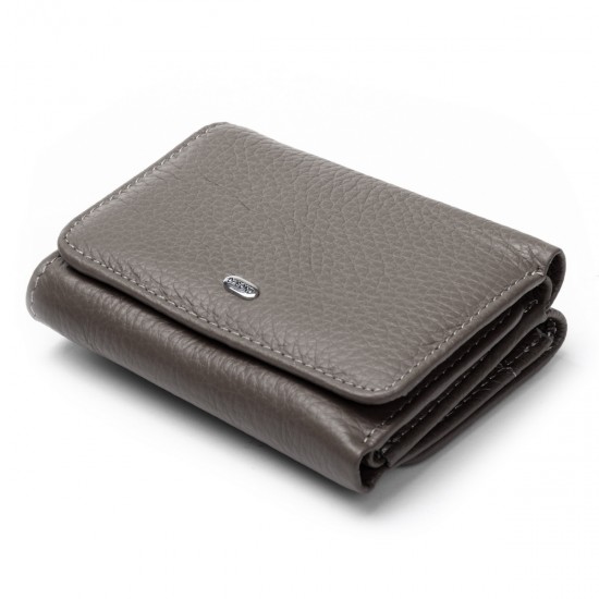 Женский кожаный кошелек dr.Bond WS-403 серый