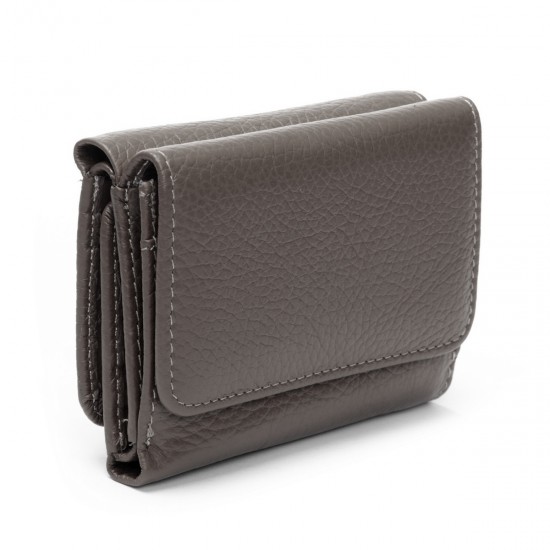Женский кожаный кошелек dr.Bond WS-403 серый