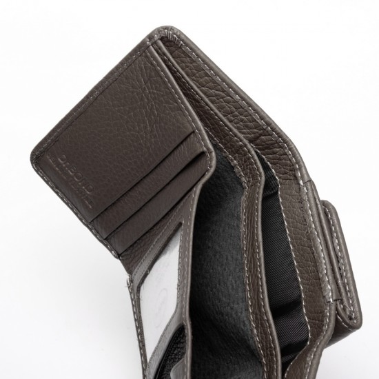 Женский кожаный кошелек dr.Bond WS-403 серый
