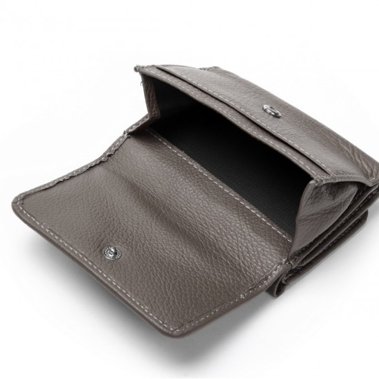 Женский кожаный кошелек dr.Bond WS-403 серый