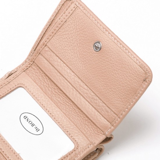 Женский кожаный кошелек dr.Bond WS-403 пудра