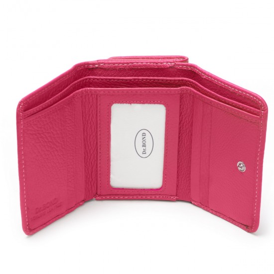 Женский кожаный кошелек dr.Bond WS-403 розовый