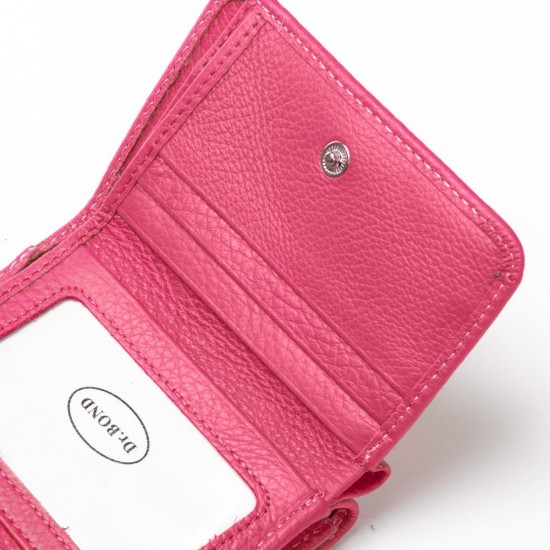 Женский кожаный кошелек dr.Bond WS-403 розовый