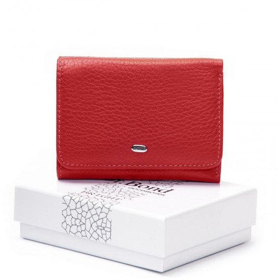 Женский кожаный кошелек dr.Bond WS-403 красный