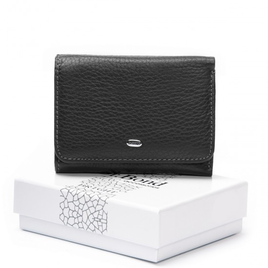 Женский кожаный кошелек dr.Bond WS-403 черный