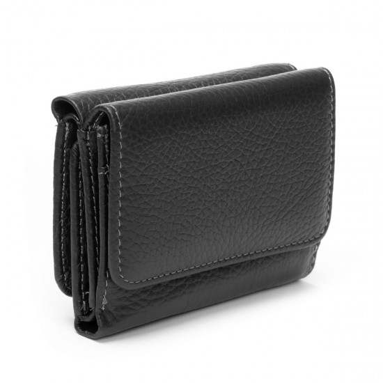 Женский кожаный кошелек dr.Bond WS-403 черный