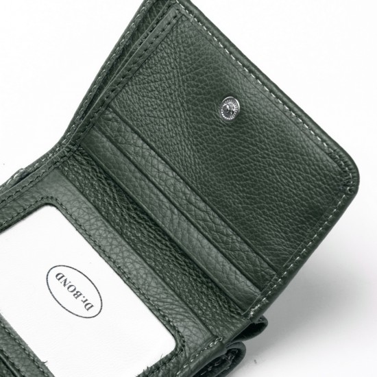 Женский кожаный кошелек dr.Bond WS-403 зеленый