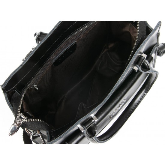 Женская сумка из натуральной кожи ALEX RAI 8857 черный