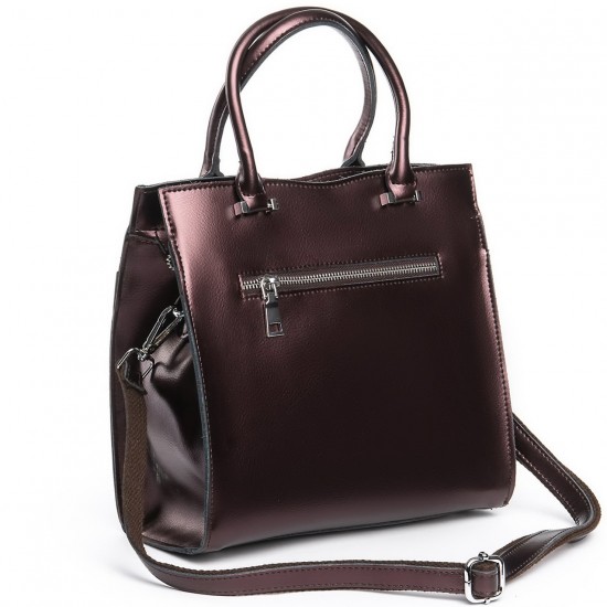 Женская сумка из натуральной кожи ALEX RAI 8857 бронзовый