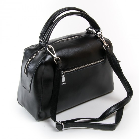 Жіноча сумка з натуральної шкіри ALEX RAI 8763 чорний
