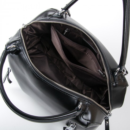 Жіноча сумка з натуральної шкіри ALEX RAI 8763 чорний
