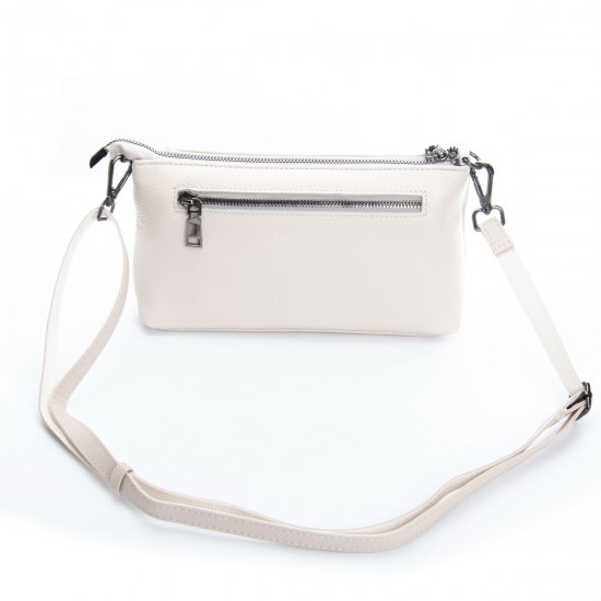 Жіноча сумочка-клатч з натуральної шкіри ALEX RAI 3092 білий