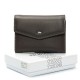 Женский кожаный кошелек dr.Bond Classic WS-3 серый