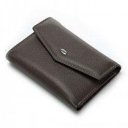 Женский кожаный кошелек dr.Bond Classic WS-3 серый