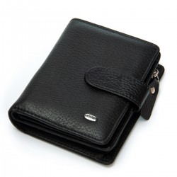 Женский кожаный кошелек dr.Bond Classic WS-32 черный