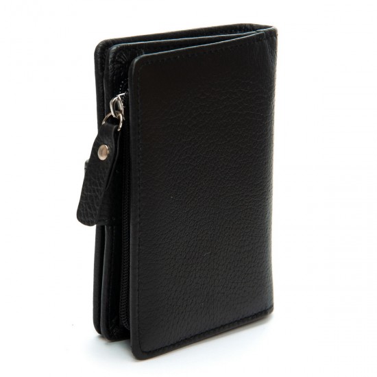 Женский кожаный кошелек dr.Bond Classic WS-32 черный