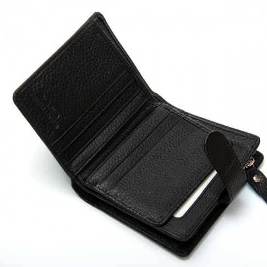 Женский кожаный кошелек dr.Bond Classic WS-32 черный