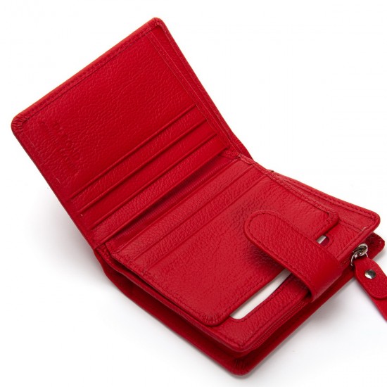 Женский кожаный кошелек dr.Bond Classic WS-32 красный Женский кожаный кошелек dr.Bond Classic WS-32 красный
